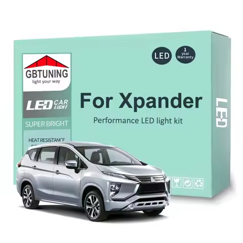 5Pcs LED Interior Light Bulb Kit For Mitsubishi Xpander 2017 2018 2019 2020 Car LED Map Dome Trunk V