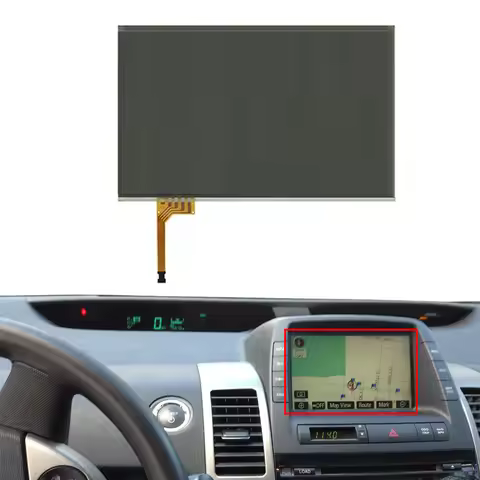 LTA070B510F LTA070B511F 1PCS 7.3" Touch Screen Digitizer For Toyota For Prius For Hybrid Sedan For L