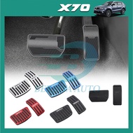 Proton X70 Geely Sport Auto Pedal Aluminum Steel Gas Accelerator Brake Cover Fit For X70 (2018-2022)