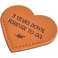 3 Year Anniversary Leather Gift for Her Him, 3rd Wedding Anniversary Traditional Gifts for Wife Husb