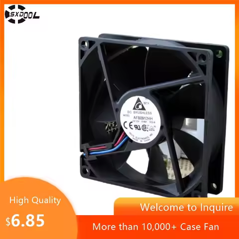Afb0912hh 92mm Case Fan for Delta 9225 Fan 92X92X25mm DC 12v 0.4a Dual Ball Bearing Cabinets Axial F