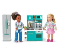 Be My Girl 18" doll Kitchen Playset Microwave Fridge Oven Dishwasher 迷你玩具廚房 微波爐雪櫃焗爐洗碗碟機
