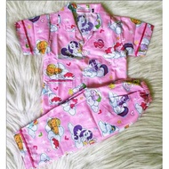 PYJAMAS COTTON/ BAJU TIDUR SEDONDON IBU ANAK /BAJU TIDUR ANAK/BAJU TIDUR PONY/KIDS PYJAMAS