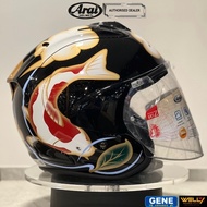 ARAI VZ RAM Nishikigoi Black Open Face Jet Helmet 100% Original From Authorized Dealer