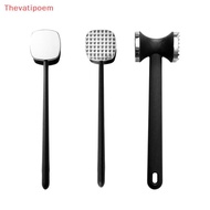 [Thevatipoem] Steak Hammer Mallet Double-Sided Zinc Alloy Meat Tenderizer Meat Pounder Maximizes Foo