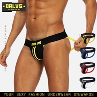 [ORLVS]Men Underwear Sexy Jockstrap Low waist Bikini Men's Thong Cotton Underpants Breathable OR166