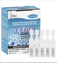 獨立包裝 30支 Optive sensitive lubricant eye drops 30x0.4ml 全新眼藥水 100% new