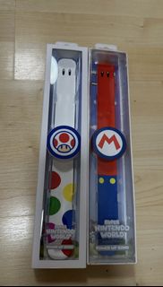 日本環球影城Mario手錶， 手帶 2只