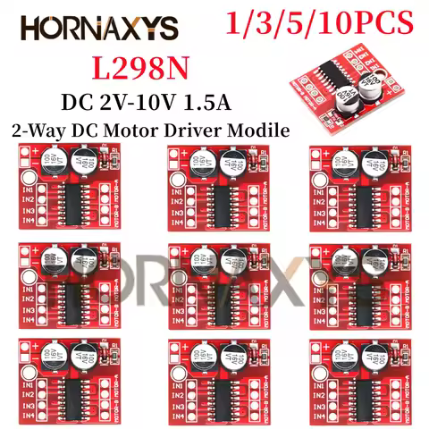 1-10PCS MX1508 DC Motor Driver Module 2V-10V 1.5A 2-Way Reversing PWM Speed Dual H Bridge Stepper Mo