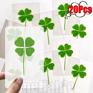 5-20Pcs Acrylic Lucky Artificial Four-Leaf Clover Bookmark  - Simulate Four-Leaf Clover Transparent 
