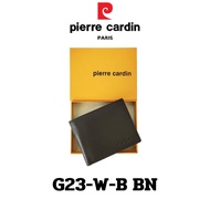 Pierre Cardin (ปีแอร์ การ์แดง) กระเป๋าธนบัตร กระเป๋าสตางค์เล็ก  กระเป๋าสตางค์ผู้ชาย กระเป๋าหนัง กระเป๋าหนังแท้ รุ่น G23-W-B พร้อมส่ง ราคาพิเศษ