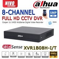 Dahua CCTV ANALOG DVR 8CH MP 1080P Cooper 1U 1HDD WizSense Digital Video Recorder XVR1B08H-I/T