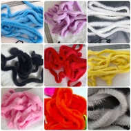 [HCM] Artificial rabbit fur string width R1cm Length 1m95cm or W1cm D90cm in many colors to decorate