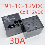 Relay T91-1C-12V 5 Pins 30A One Open One Closed