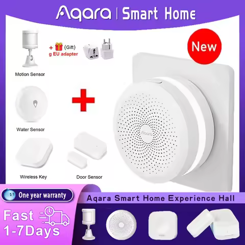 Aqara-Zigbee Smart Home Kit, M1S Hub, Door Sensor, Human Body, Wireless Switch, Temperature, Water S