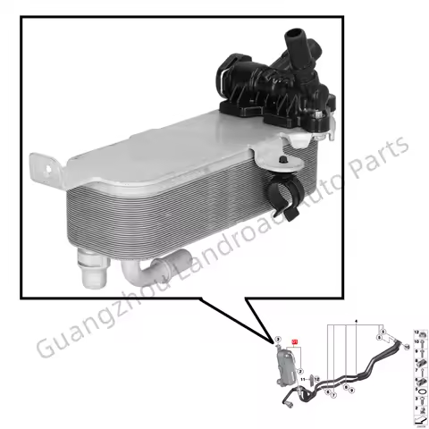 17217600553 Transmission Oil Cooler Heat Exchanger For BMW F20 F34 F30 116i 118i 125i 320i 328i 335i