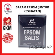 GARAM EPSOM SALT ESENTIEL 375g Garam Kesihatan Esentiel EPSOM Salt Magnesium Sulfate Garam Epsom