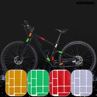 [SM]10Pcs/Set Safety Warning Sticker Anti-scratch Personality Embellishment Strong Adhesive Reflective Decals for Bike