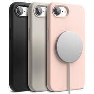 Ringke Silicone Magnetic for iPhone 17e / 16e Lightweight Soft Silicone Protective Cover Case