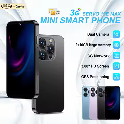 SERVO 19E MAX 3G Mini Smartphone Android10 System 3.88 inch Display 2GB RAM 16GB ROM Google Store 2 