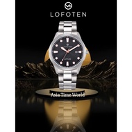 [Original] Lofoten F6526G SS-48 Sapphire Men Watch with Black dial and Silver Stainless Steel