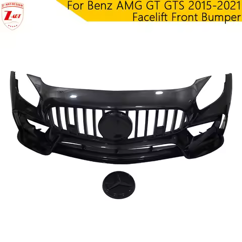 2015-2021 AMG GT Facelift Front Bumper For Benz AMG GTS Carbnon Fiber Front Bumper For AMG GT Retrof
