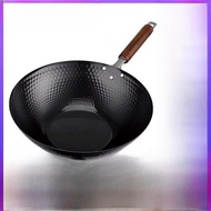 鐵鍋日本進口SUMMIT鐵流錘目紋無涂層不粘鍋燃氣電磁爐通用炒菜鍋