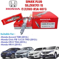 Honda Spark Plug  SILZKR7C11S Honda Accord 2014- T2M/Civic FB 2012 1.8 2.0 TRO/CRV 2013 /HRV 2015 (1