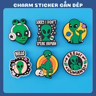 Various slipper charms C117, soft plastic slipper stickers, slipper decoration accessories