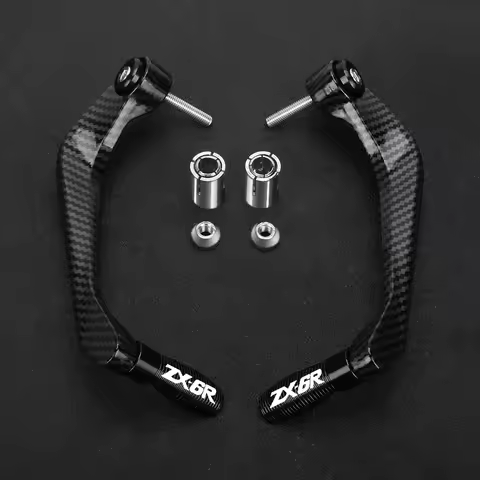 Motorcycle Handlebar Grips Guard Brake Clutch Levers Guard Protector For Kawasaki Ninja ZX-6R ZX6R Z