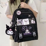 STMEN Cinnamoroll Kuromi Backpack My Melody Korean Style Children School Bag Creative School Bag Shoulder Bag Children