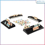 [GedonMY] Rummy Tile Mahjong Digital Game Classic Board Game Card Game Set Classic Rummy Game for Ad