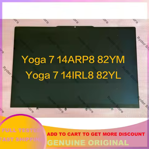 14" Laptop For Lenovo Yoga 7 14ARP8 82YM Yoga 7 14IRL8 82YL LCD Touch Screen Display Digitizer + Wit