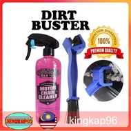 READY STOCK Motorcycle Car Engine Care Dirt Grease Cleaner Spray + Chain Brush Spray Pencuci Enjin M