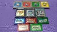 GB GBC GBA 紅版 藍版 綠版 黃版 金版 銀版 水晶版 藍寶石 紅寶石 綠寶石 火紅 葉綠 寶可夢 神奇寶貝