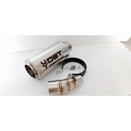 Motorcycleknalpot DST RACING titan plus slip on ninja 250 carburetor fi and z250 racing exhaust