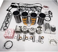 For Isuzu 4JB1T engine rebuild kit 4JB1 piston + ring liner gasket bearing