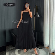 Dres plisket panjang tanpa lengan/inner plisket tanpa lengan hyget premium