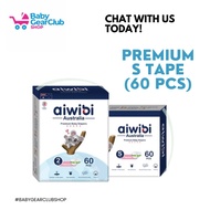 [LAMPIN BAYI] Aiwibi Premium Natural Diapers Tape Pants - S/M/L/XL/XXL/XXXL (1's x Packs) [BABY GEAR