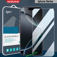 Cường lực Gor Iphone 16 / 16 Plus / 16 Pro / 16 Pro Max trong suốt trơn mượt hạn chế vân tay tặng ke