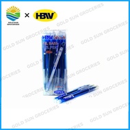 25Pcs/Box Original HBW OBG-1 ATECH Oil Base Gel Pen 0.7mm Ballpen Gelpen Black Blue Red Ballpen Scho