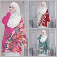 2024 Ramadhan Festival Muslim jubah moden New Arrival Floral Kecil Baju Kurung Muslimah  Clothing Dress Set