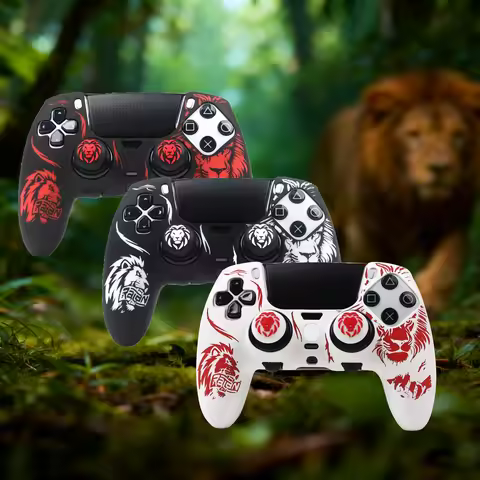 Non-Slip Soft Case For DualSense Edge Controller Silicone Cover Full Protection Skin with Thumb Grip