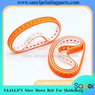 Best Quality Heidelberg F4.614.871 Slow Down Belt Suction Tape 245x10mm For CD74 XL75 SM102 XL105 XL