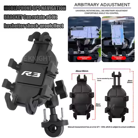 For YAMAHA YZFR1 YZF R1 R1M R3 R6 R7 R15 R15-V3 R25 R125 Motorcycle Accessories handlebar Mobile Pho