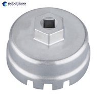 NOBELJIAOO Stainless Steel 64mm Oil Filter Wrench 4 cyl Engines for Toyota G8V8