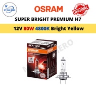 OSRAM Super Bright Premium H7 Halogen Headlamp Bulb 12V 80W Mentol Depan H7