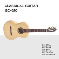 ♪ Your Music 愉耳樂器♪(免運)ULTRA GC-210NS 雲杉木單板 39吋古典吉他  附袋