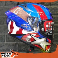 KYT TT Course Marvel Edition Helmet