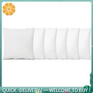 6pcs Sublimation Blanks Pillow Cases 16x16Inch Cushion Covers Pillow Covers for DIY Heat Transfer  P